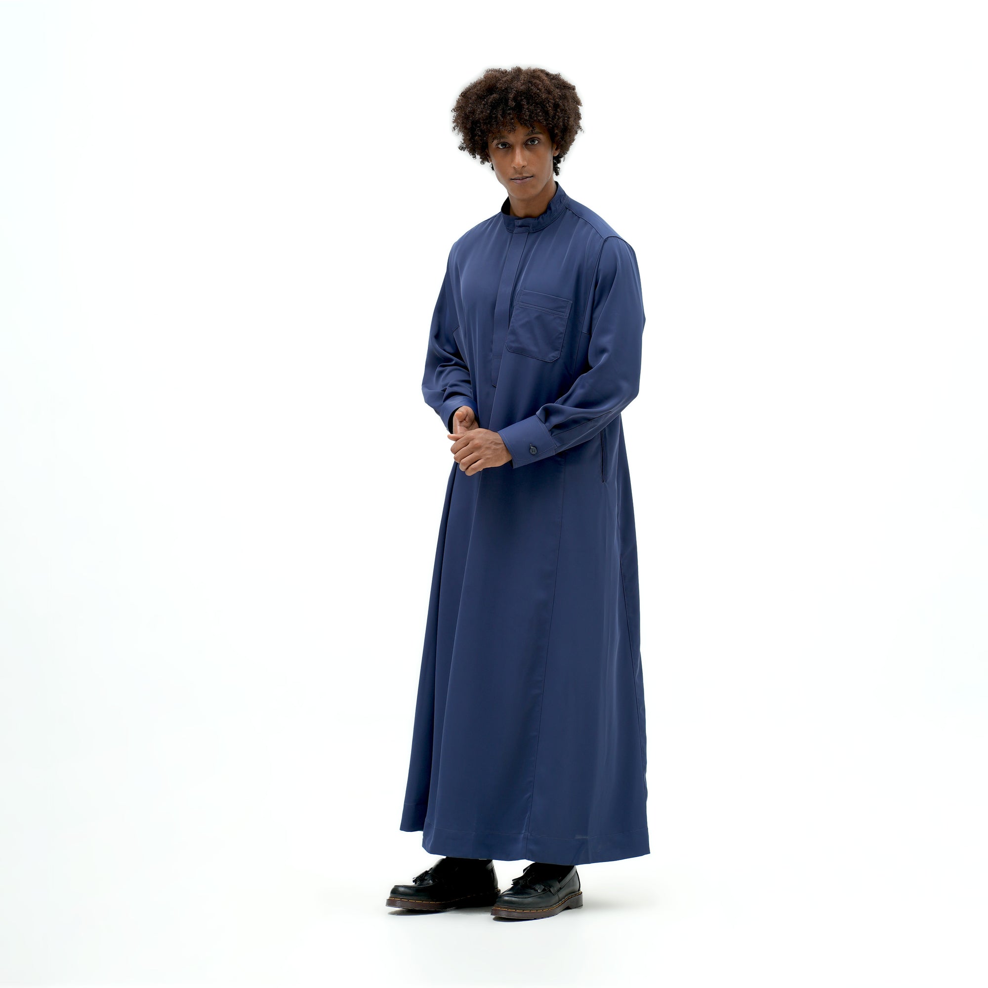 Roughneck GS016 Dark Denim Al-Thawb Gamis Shirt