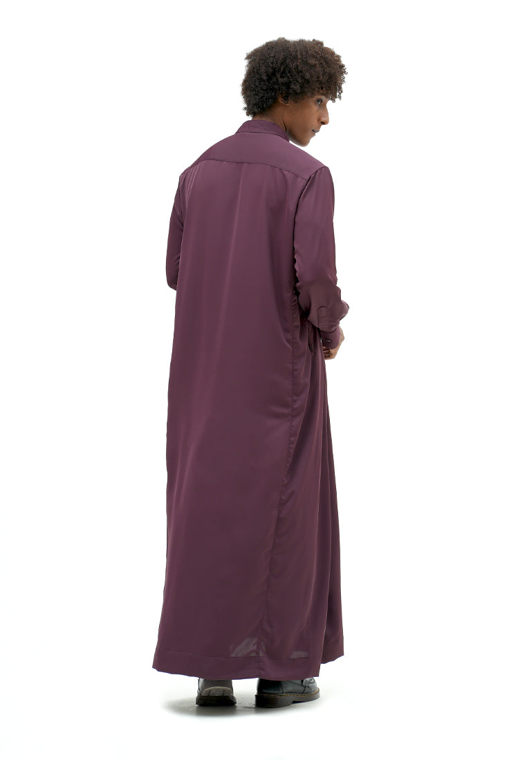 Roughneck GS017 Dark Maroon Al-Thawb Gamis Shirt