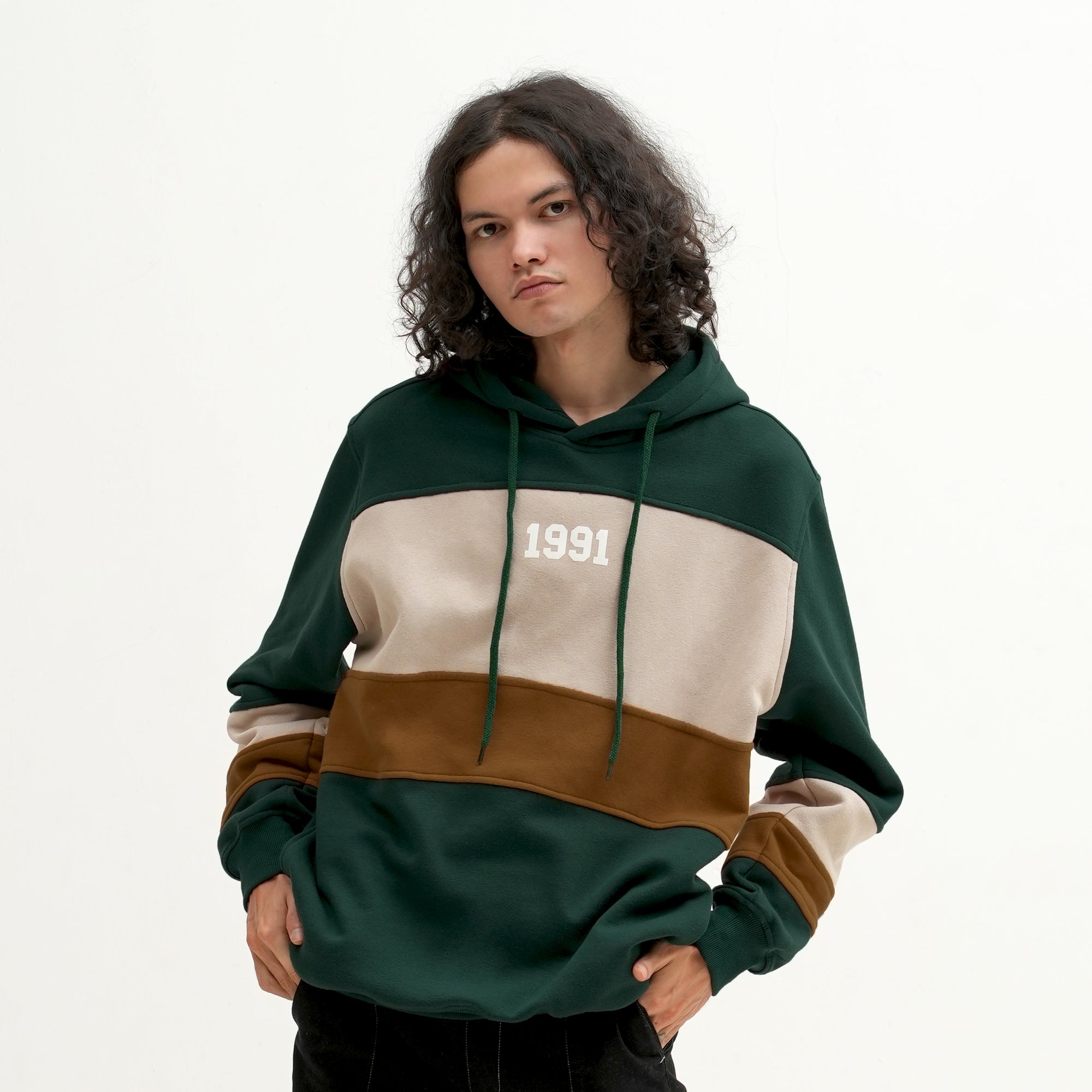 Roughneck H1033 Dark Green Polarised 1991 Hoodie