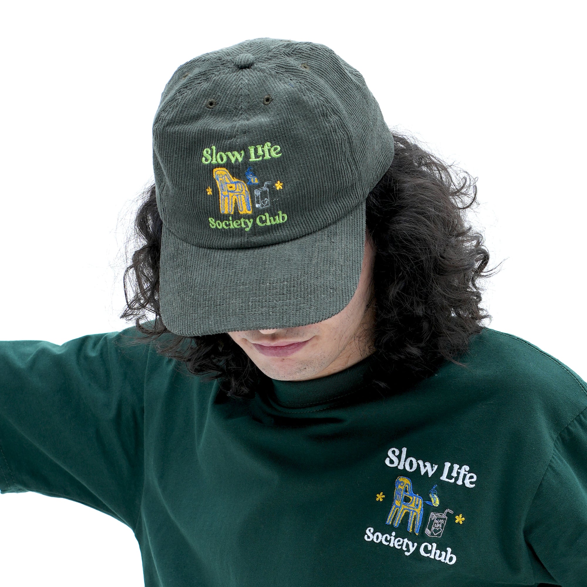 Roughneck CP035 Dark Green Slow Life Dad Cap