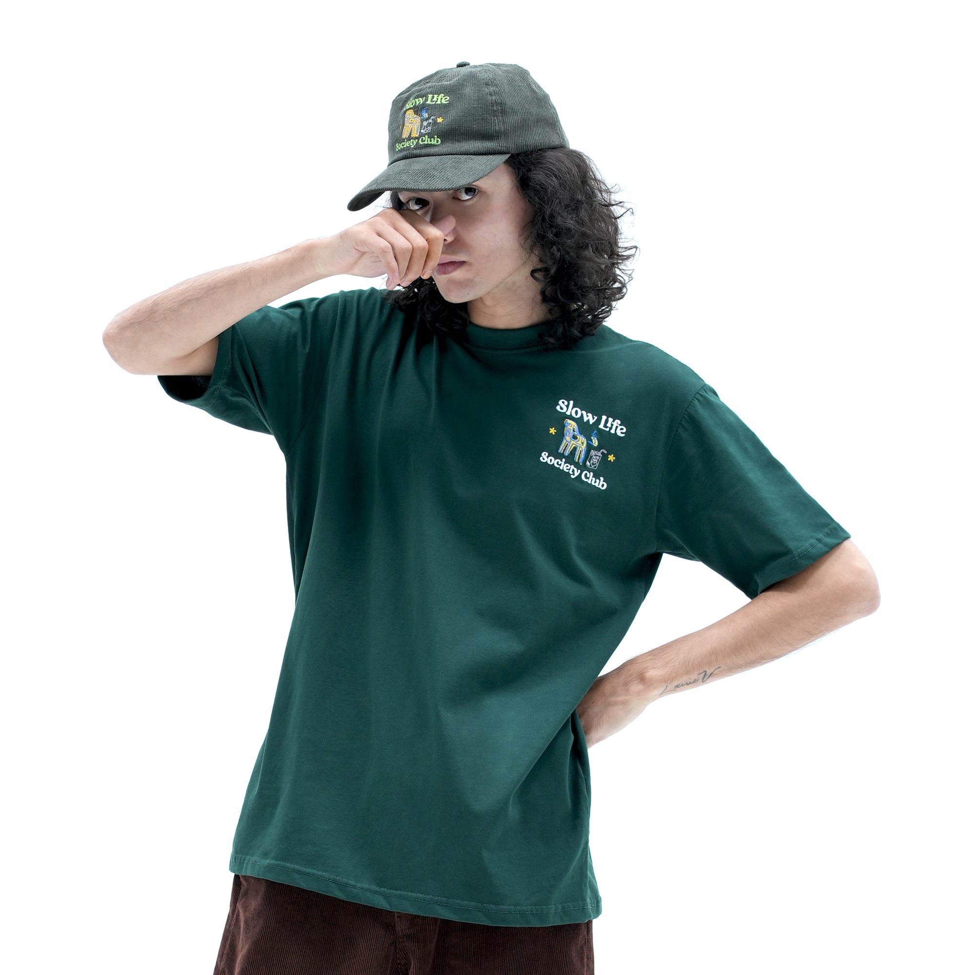 Roughneck T438 Green Slow Life Tshirt