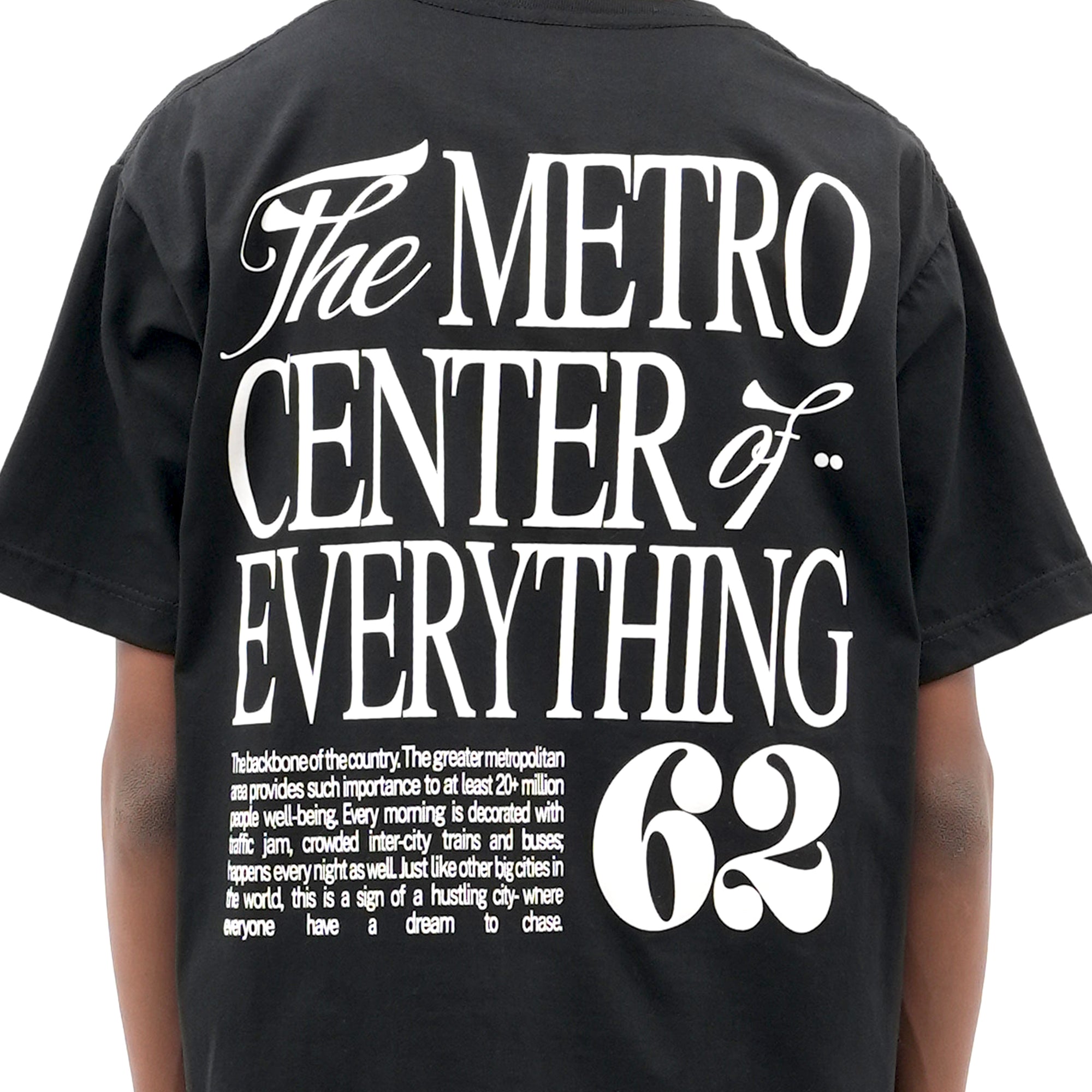 Roughneck T444 Black The Metro Tshirt