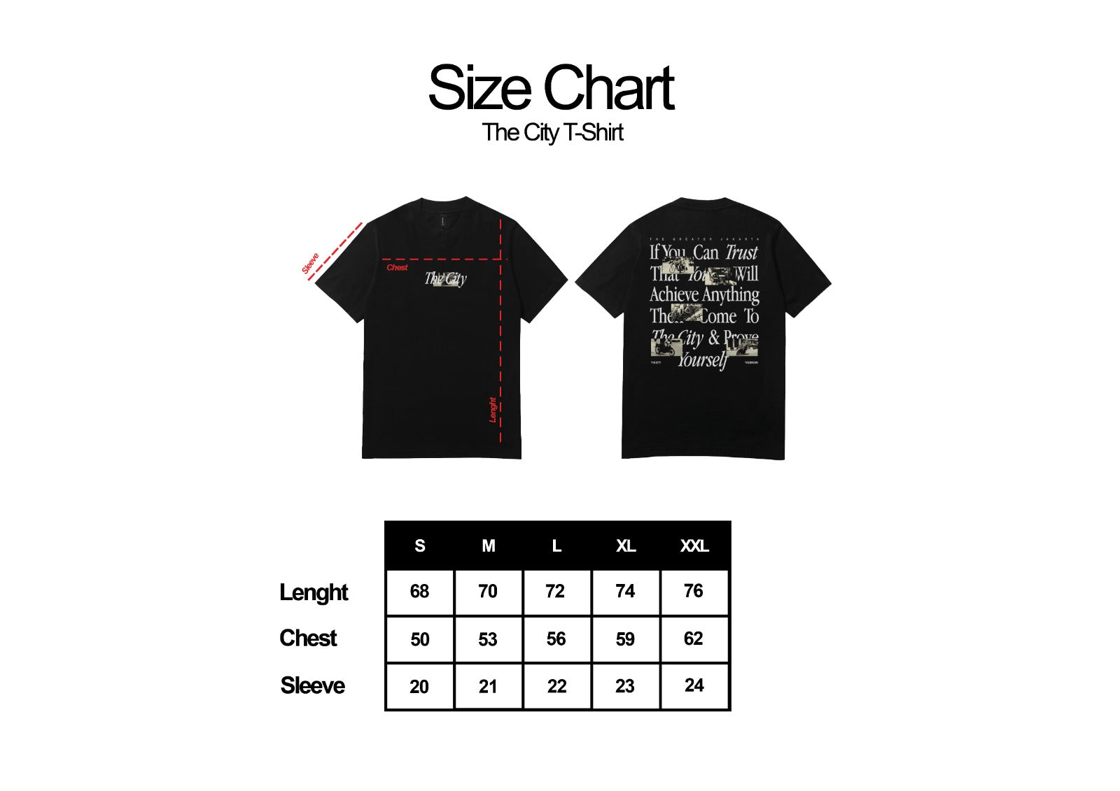 Roughneck T445 Black The City Tshirt